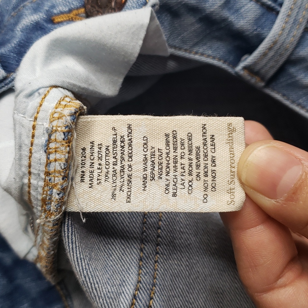 Soft Surroundings The Ultimate Skinny Embellished Cropped Pants Size 8 Casual - Picture 10 of 16